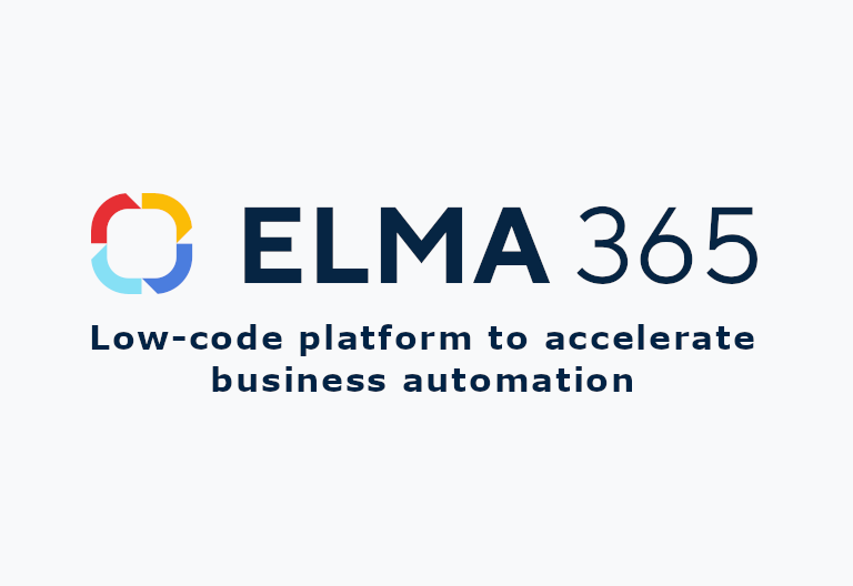 ELMA Business Process Management System with Low-Code